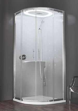 Novellini EON Quadrant corner shower enclosure